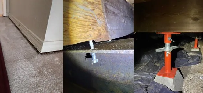 Sagging Floors A Sign Of A Failing Crawl Space