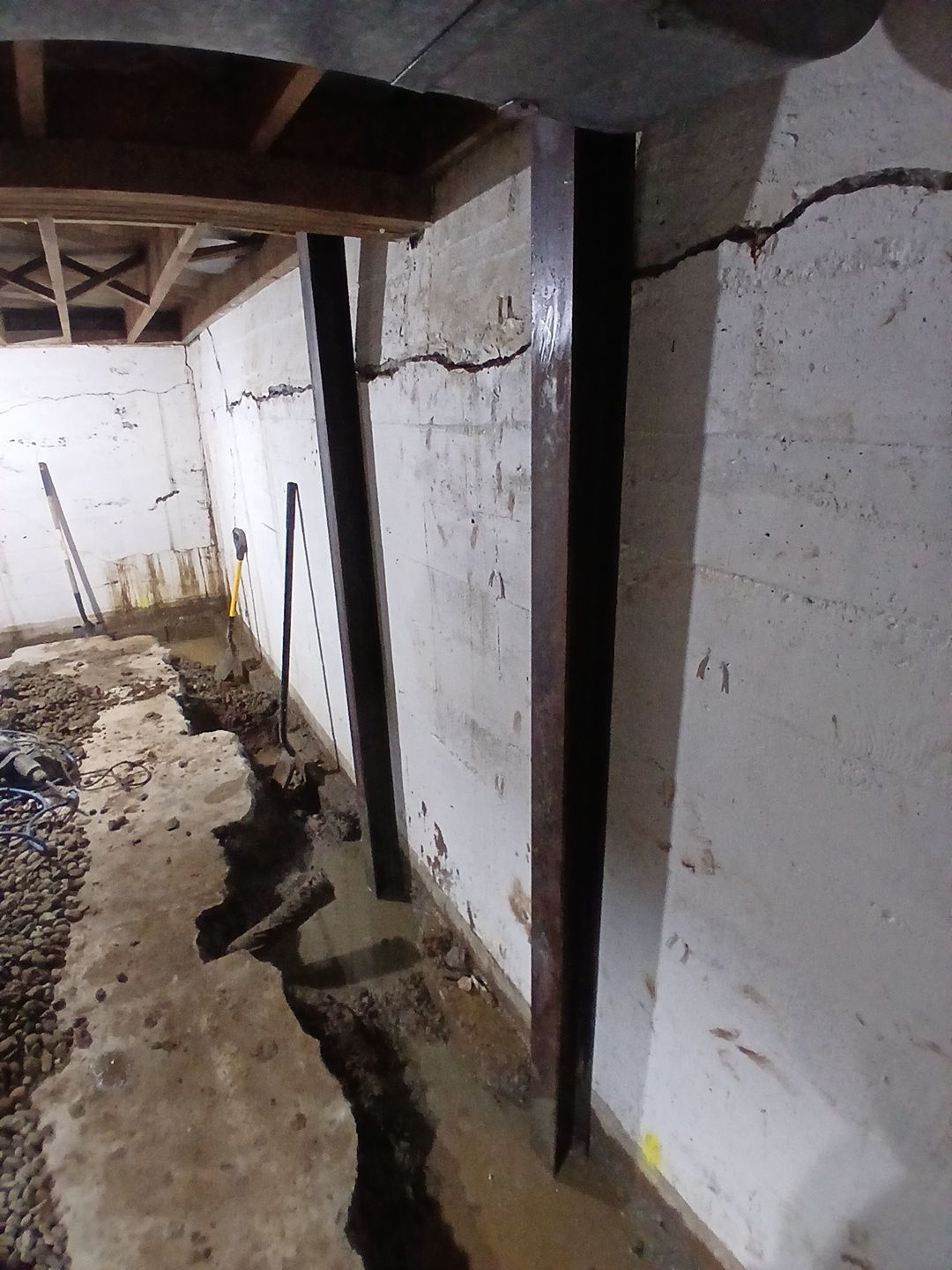 Strengthen your foundation and prevent damage with wall stabilization